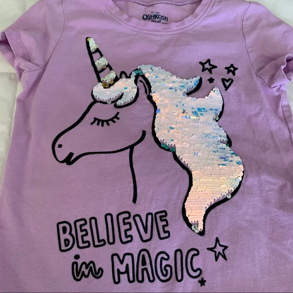 Little Girl’s Unicorn Tee Shirts 7